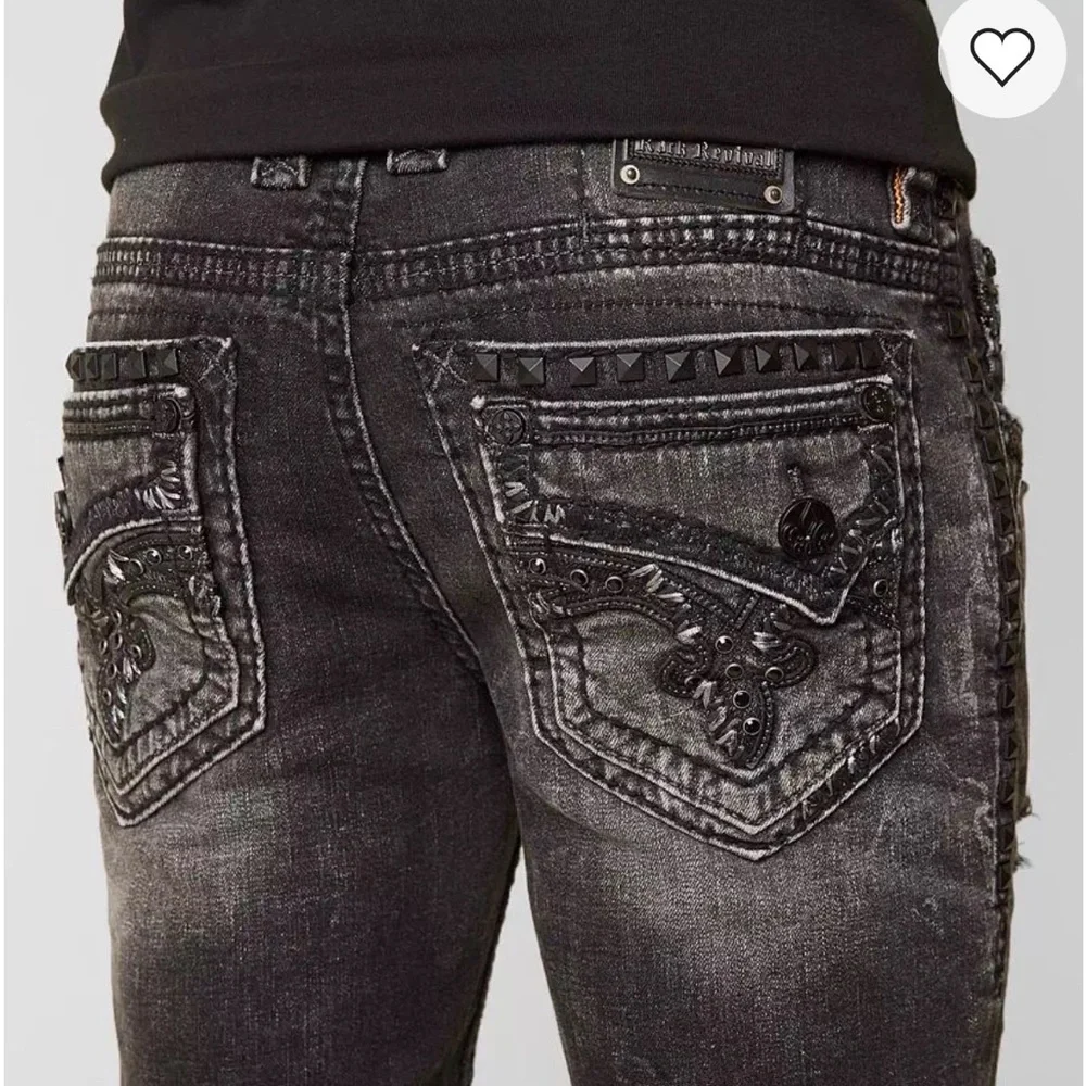 Rock Revival Gerald Slim Stretch Jean 34 - Picture 3 of 9